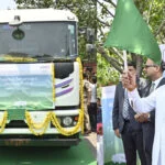 मुख्यमंत्री विष्णु देव साय ने हाइड्रोजन फ्यूल ट्रक को हरी झंडी दिखाकर किया रवाना