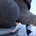 मुख्यमंत्री भजनलाल शर्मा ने गुजरात दौरे के दौरान किए मां नर्मदा के दर्शन