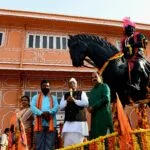 राज्यपाल हरिभाऊ बागडे ने अश्व सवार छत्रपति संभाजी महाराज की प्रतिमा और शोभायात्रा का किया अभिनंदन