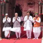 प्रधानमंत्री नरेन्द्र मोदी का बीकानेर दौरा- प्रधानमंत्री ने देशनोक में करणी माता मन्दिर में किए दर्शन