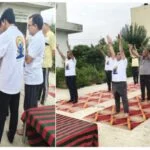 अंतरराष्ट्रीय योग दिवस के अवसर पर ब्लॉक स्तरीय योग कार्यक्रम का आयोजन