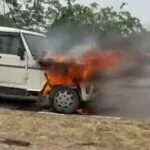 हरियाणा में बाल बाल बचे SDM और उनका चालक, चलती गाड़ी में…